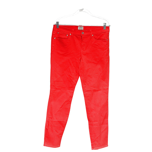 J. Crew Other - J. Crew Orange Skinny Twill Pants